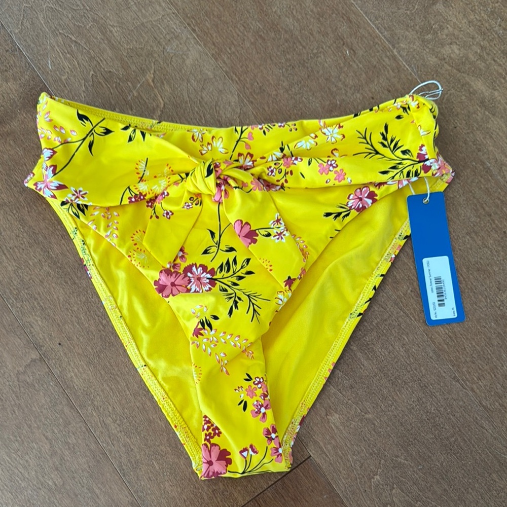 Vibrant Floral Bikini Bottom
